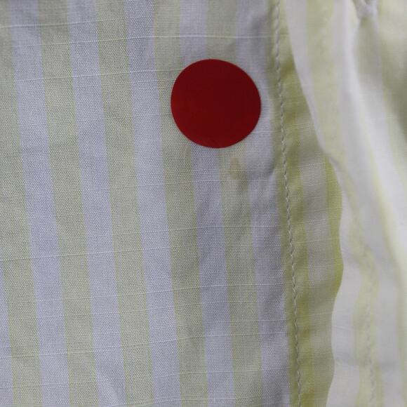 Frank Eileen Shirt Womens Small Silvio Striped Yellow Button Down Work Business - Picture 2 of 10